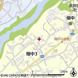 東京都青梅市畑中3丁目652周辺の地図