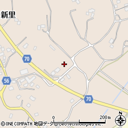 千葉県香取市新里1445周辺の地図