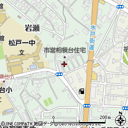 千葉県松戸市岩瀬周辺の地図