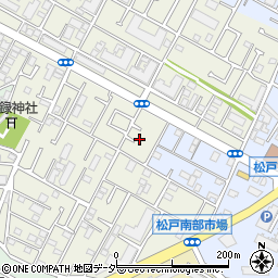 千葉県松戸市胡録台218周辺の地図