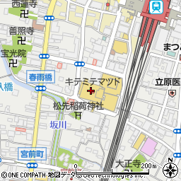 松戸ビルガレージ駐車場周辺の地図
