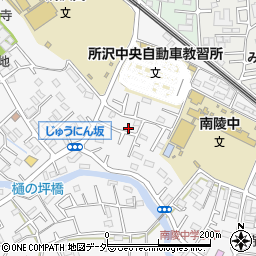 埼玉県所沢市久米1462-17周辺の地図