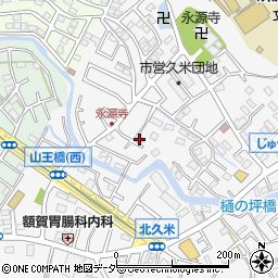 埼玉県所沢市久米1387-10周辺の地図