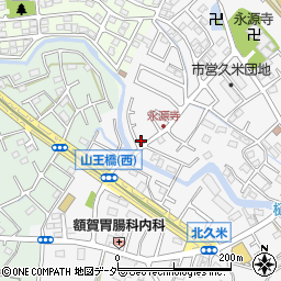 埼玉県所沢市久米1381-15周辺の地図