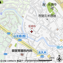 埼玉県所沢市久米1385周辺の地図