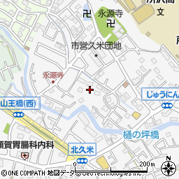 埼玉県所沢市久米1394-3周辺の地図
