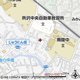 埼玉県所沢市久米1461-1周辺の地図