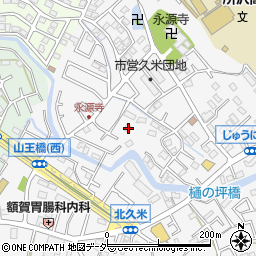 埼玉県所沢市久米1392-3周辺の地図