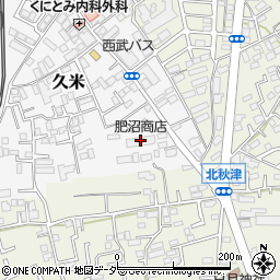 肥沼商店周辺の地図