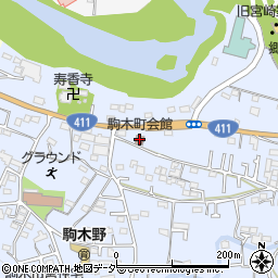 駒木町会館周辺の地図