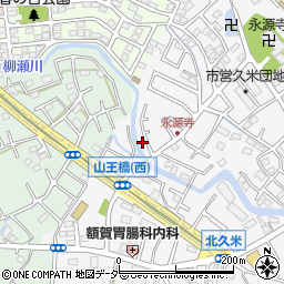 埼玉県所沢市久米1381-27周辺の地図