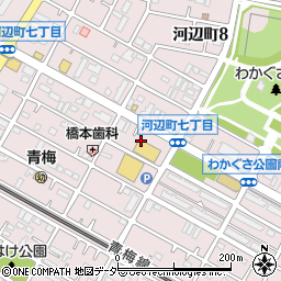 東京都青梅市河辺町7丁目7周辺の地図