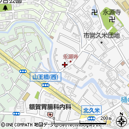 埼玉県所沢市久米1380-2周辺の地図