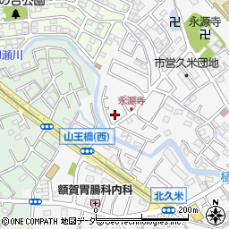 埼玉県所沢市久米1381-30周辺の地図