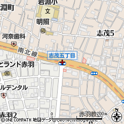志茂５周辺の地図