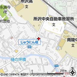 埼玉県所沢市久米1466-6周辺の地図