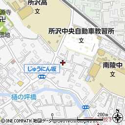 埼玉県所沢市久米1466-8周辺の地図
