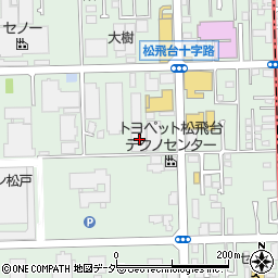 千葉県松戸市松飛台321周辺の地図