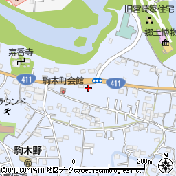 吉野街道周辺の地図