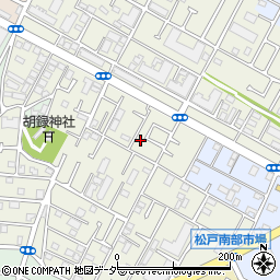 千葉県松戸市胡録台215周辺の地図