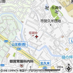 埼玉県所沢市久米1389-11周辺の地図