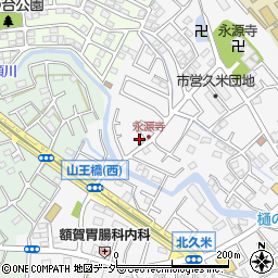 埼玉県所沢市久米1380-6周辺の地図