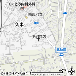 埼玉県所沢市久米513周辺の地図