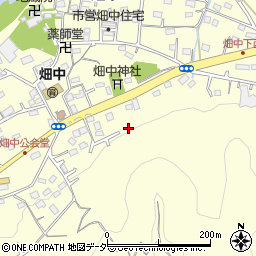 東京都青梅市畑中周辺の地図