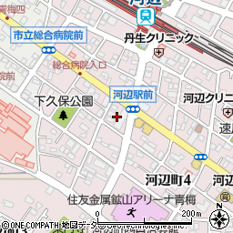 東京都青梅市河辺町4丁目1周辺の地図