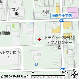 千葉県松戸市松飛台319周辺の地図