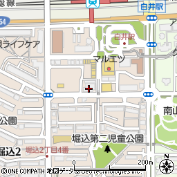 千葉興業銀行白井支店周辺の地図