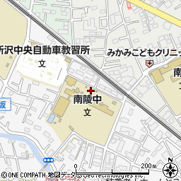 埼玉県所沢市久米1497-1周辺の地図