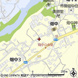 東京都青梅市畑中3丁目530番周辺の地図