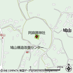 阿麻勝神社周辺の地図