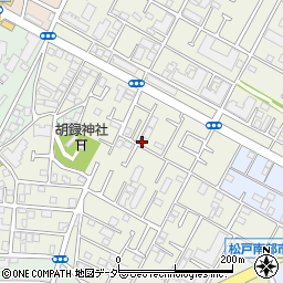 千葉県松戸市胡録台211周辺の地図