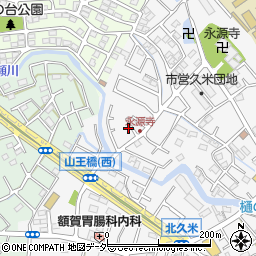 埼玉県所沢市久米1380周辺の地図