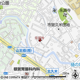 埼玉県所沢市久米1380-15周辺の地図