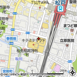 三菱ＵＦＪ銀行松戸支店 ＡＴＭ周辺の地図
