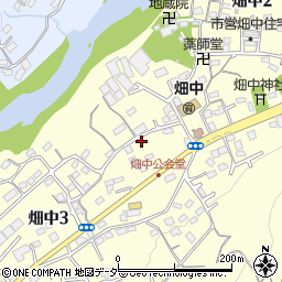 東京都青梅市畑中3丁目533周辺の地図