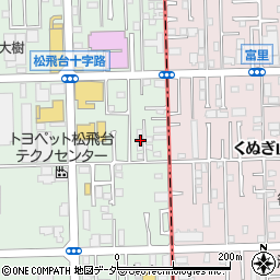 千葉県松戸市松飛台328周辺の地図