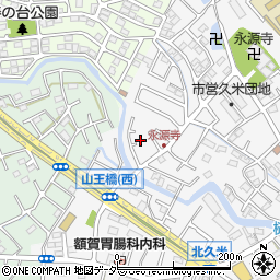 埼玉県所沢市久米1381-14周辺の地図