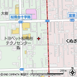 千葉県松戸市松飛台327周辺の地図