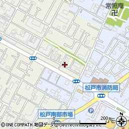 千葉県松戸市胡録台167周辺の地図