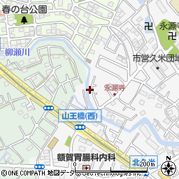 埼玉県所沢市久米1381-33周辺の地図