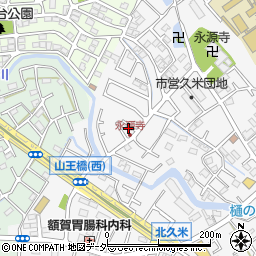 埼玉県所沢市久米1380-14周辺の地図
