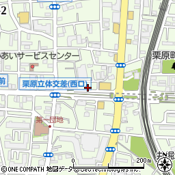 東京都足立区栗原4丁目3-2周辺の地図