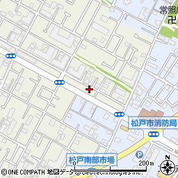 千葉県松戸市胡録台168-3周辺の地図