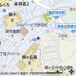 東京都北区赤羽北3丁目4-6周辺の地図