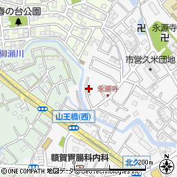 埼玉県所沢市久米1381-2周辺の地図