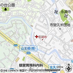埼玉県所沢市久米1381-13周辺の地図